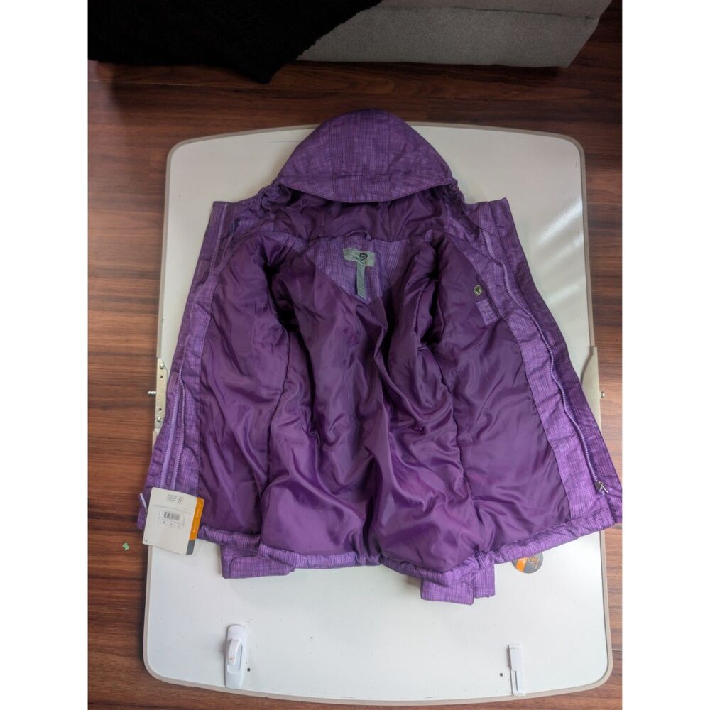 C9 by Champion Girls 3-in-1 Tundra Jacket Purple Check Winter Coat Medium 7-8